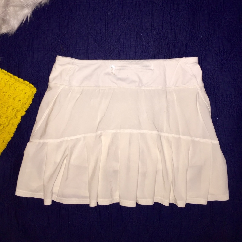 LULULEMON white tennis skort